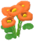 주황색