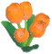 주황색